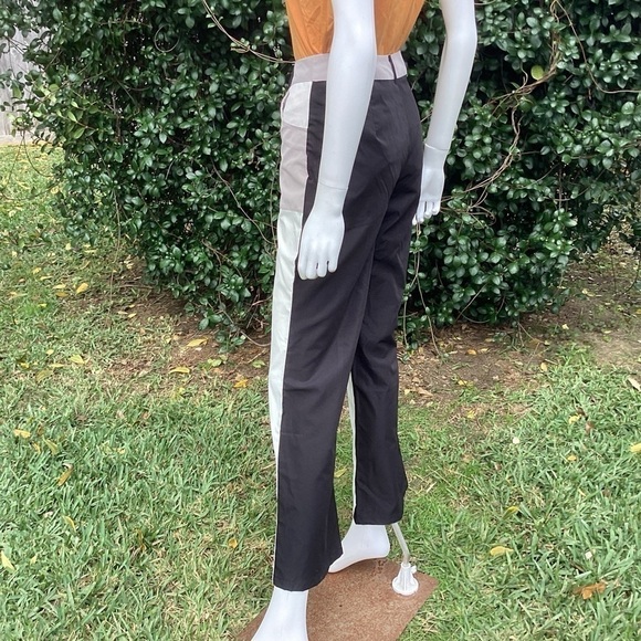 NewLook Patch Work Multicolor High Rise Wide Leg Trousers/Balloon Leg - Picture 5 of 10